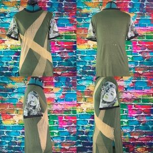 “ lights, camera” satisfaction” t-shirt